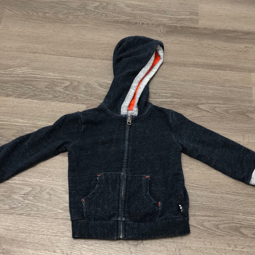 Splendid Boys Blue Zip Up Sweatshirt- size 18/24 months